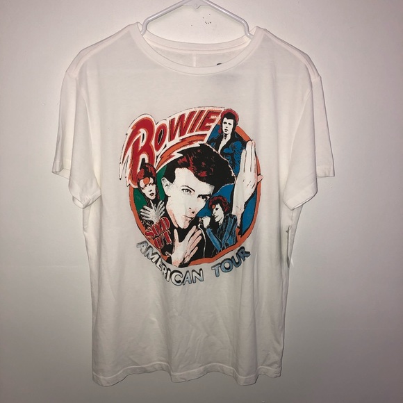 NWT Lucky Brand David Bowie Graphic Tee - Picture 1 of 4